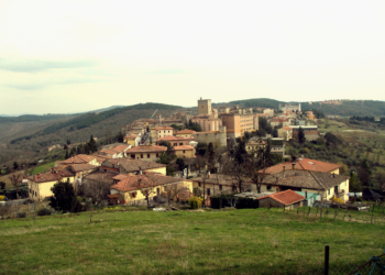 A histórica cidade de Castellina in Chianti