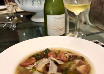 SOPA de FEIJÃO, LEGUMES e CALABRESA