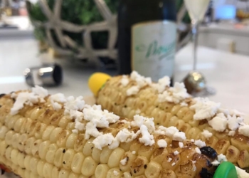 MILHO AMARELO GRELHADO e QUEIJO FETA