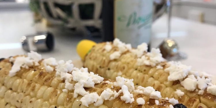 MILHO AMARELO GRELHADO e QUEIJO FETA